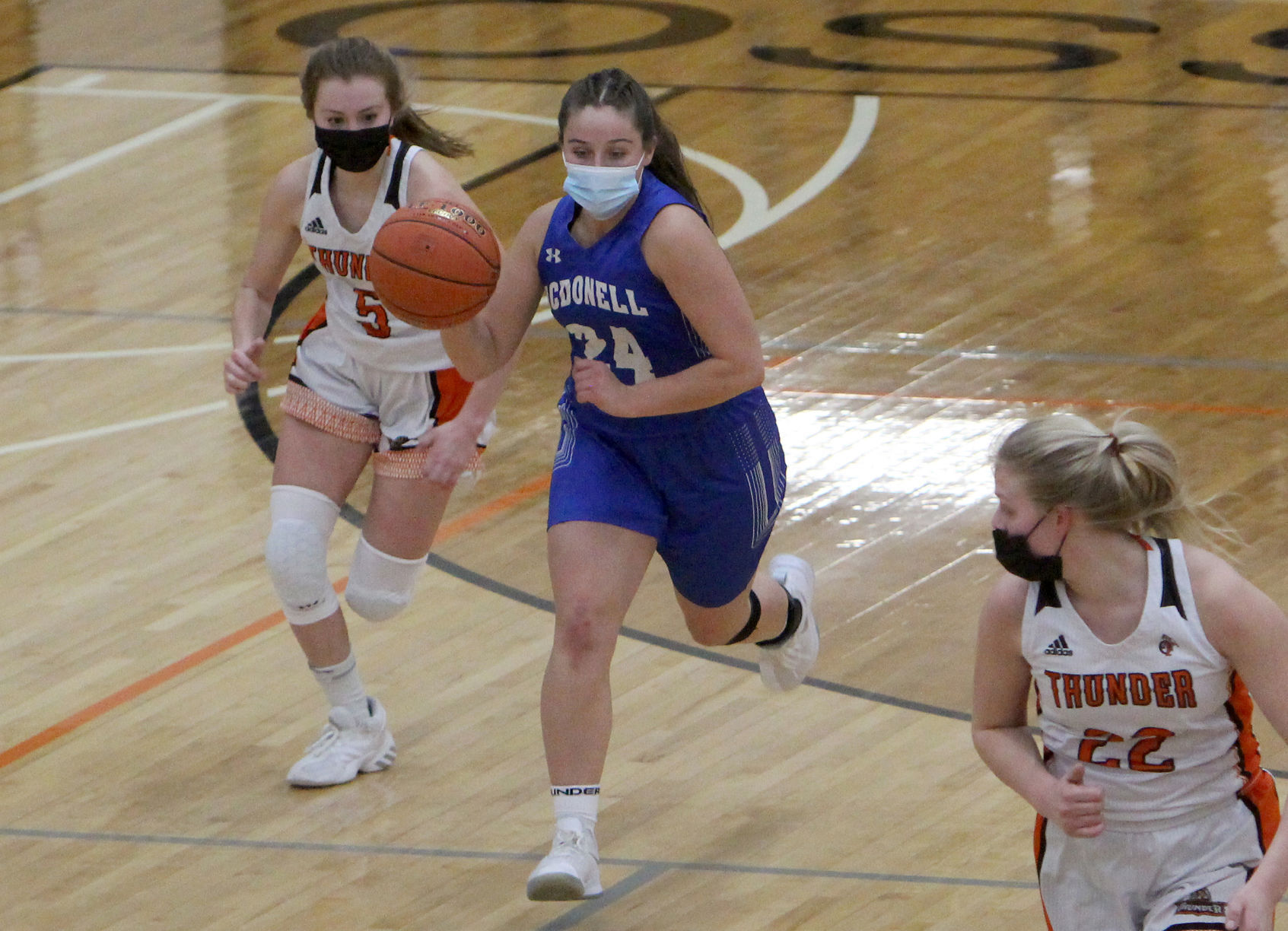McDonell at Osseo-Fairchild girls basketball 1-11-21